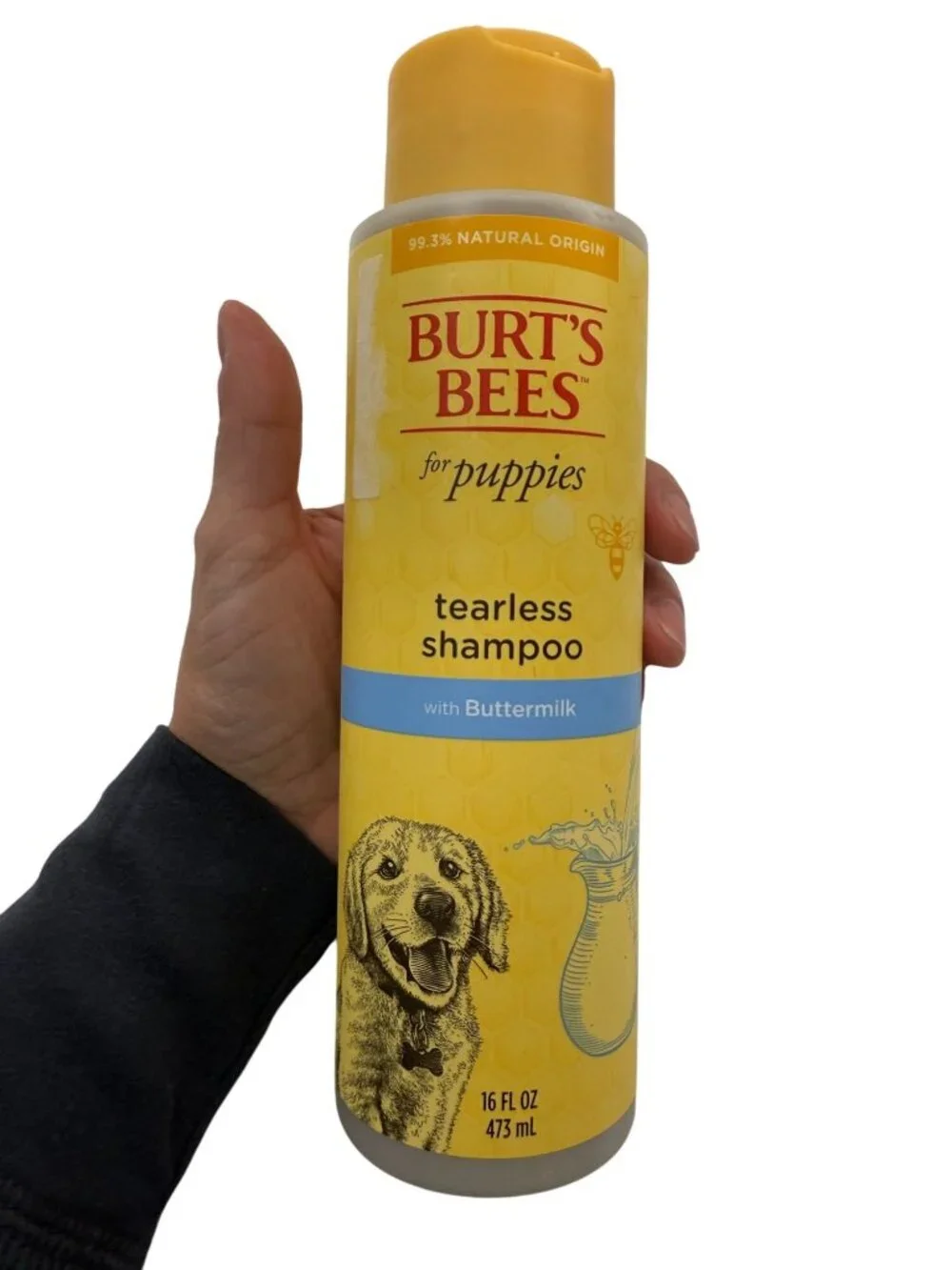 Burt's Bees for Pets Tearless Puppy Shampoo Buttermilk Honey 16 oz NWOT